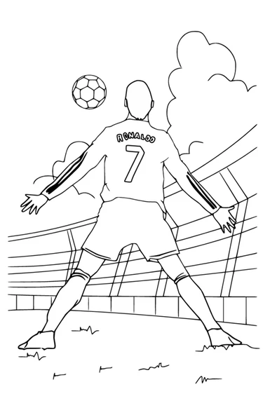 Futbolcu Boyama Kitapları (Ronaldo Mbappe Efsaneler) - 6
