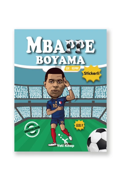 Futbolcu Boyama Kitapları (ronaldo Messi Neymar Mbappe Efsaneler) - 4