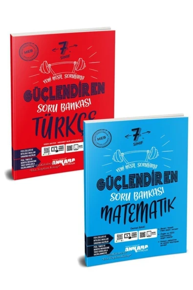 Ankara 7. Sınıf Türkçe Matematik Soru Bankası Seti 2 Kitap Yeni