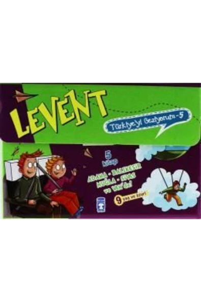 Levent Türkiyeyi Geziyorum - 5 (5 Kitap Takım) Mustafa Orakçı Timaş Çocuk