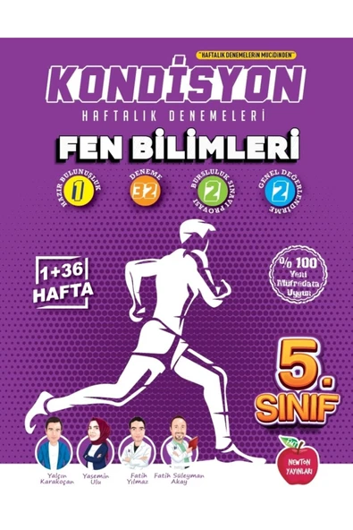 5.sınıf Fen Bilimleri Haftalık Kazanım Denemeleri 37 Hafta