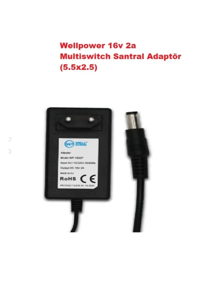 wellbox Merkezi Uydu Sistem Santral Adaptörü 16V 2A Standart Yeni Girişli - 2