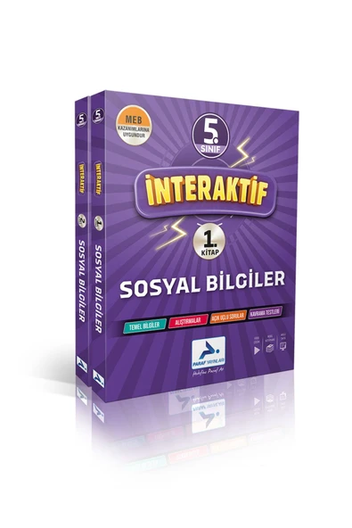 Paraf 5. Sınıf İnteraktif Sosyal Bilgiler Etkinlikli Soru Bankası 2025 - 3