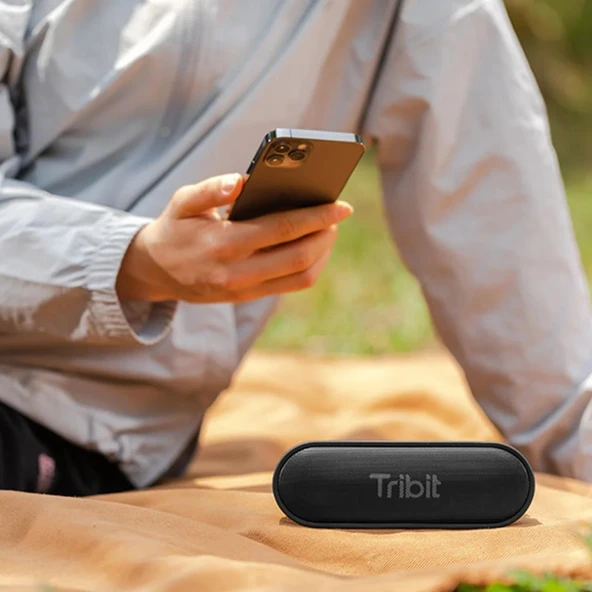 Tribit XSound Go 2x8W 24 Saat Oynatma Süresi IPX7 Su Geçirmez Taşınabilir TWS Bluetooth Hoparlör Kırmızı - 6