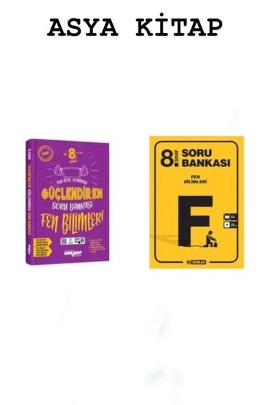 8.Sınıf Ankara Yayınları Güçlendiren Fen Bilimleri + Hız Yayınları Fen Bilimleri Soru Bankası Seti