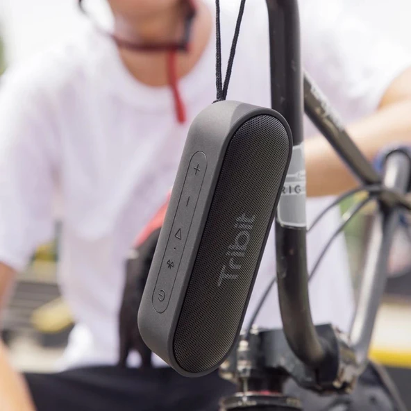 Tribit XSound Go 2x8W 24 Saat Oynatma Süresi IPX7 Su Geçirmez Taşınabilir TWS Bluetooth Hoparlör Kırmızı - 4