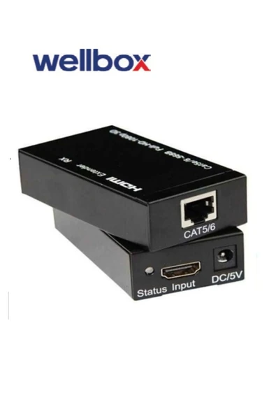 VOROBELA HDMI EXTENDER CAT KABLO İLE UZATMA APARATI 60 METRE NET GÖRÜNTÜ - 2