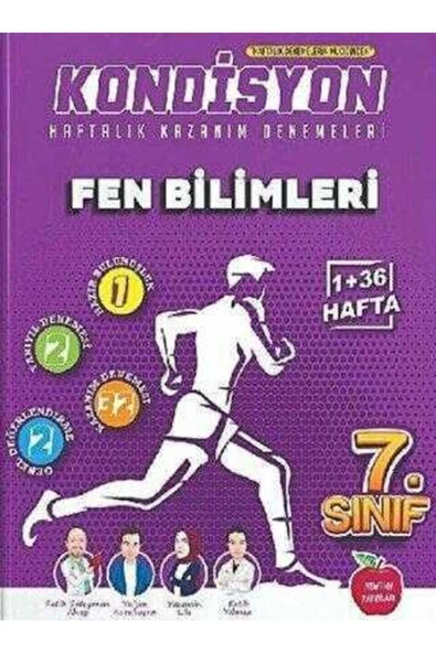 7. Sınıf Kondisyon Fen Bilimleri Denemeleri 37 Hafta Yeni
