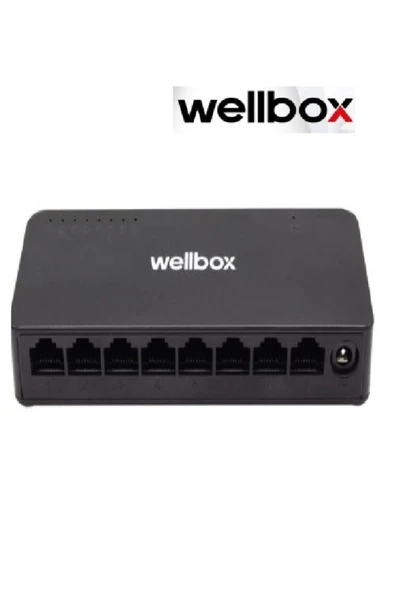 wellbox WB-1005S FAST 8 KANAL 10-100 Mbps ETHERNET SWITCH