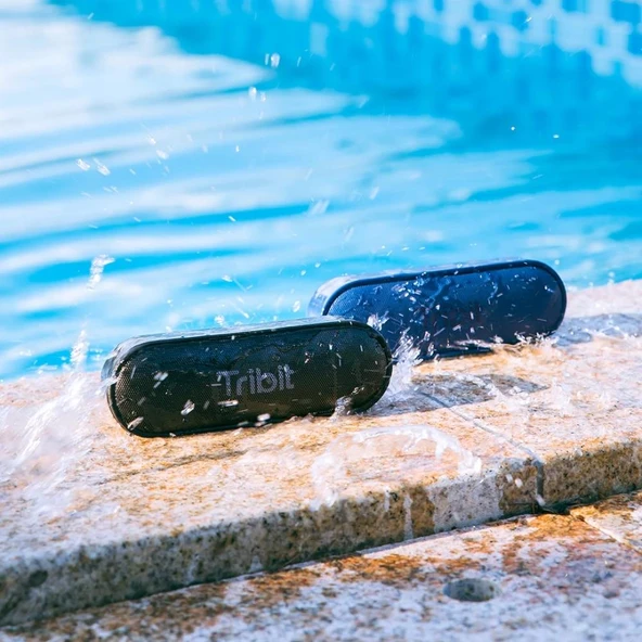 Tribit XSound Go 2x8W 24 Saat Oynatma Süresi IPX7 Su Geçirmez Taşınabilir TWS Bluetooth Hoparlör Kırmızı - 3