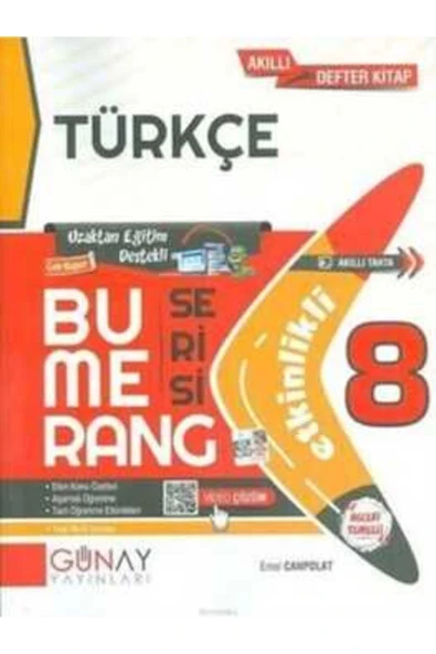 8. Sınıf Türkçe Etkinlikli Bumerang Serisi
