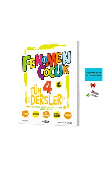 Fenomen Çocuk 4. Sınıf Tüm Dersler Yeni Nesil Soru Bankası