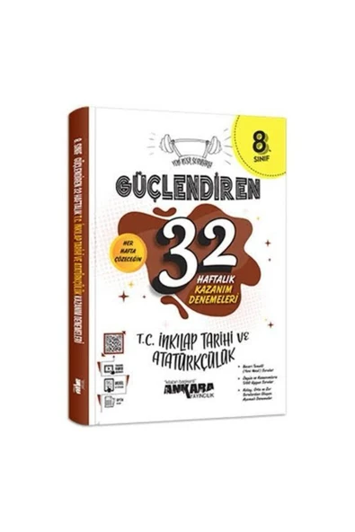 KAFA DENGİ YAYINLARI İNKILAP DENEME + ANKARA YAYINCILIK 32 HAFTALIK İNKILAP DENEME  SETİ - 2