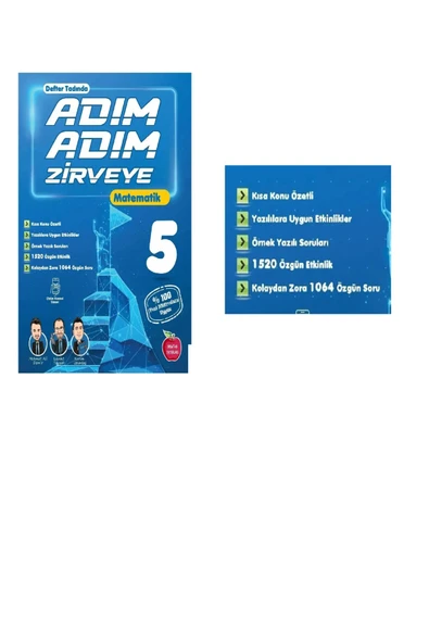 5 Sınıf Matematik Adım Adım Zirveye Soru Bankası 2025 - 2
