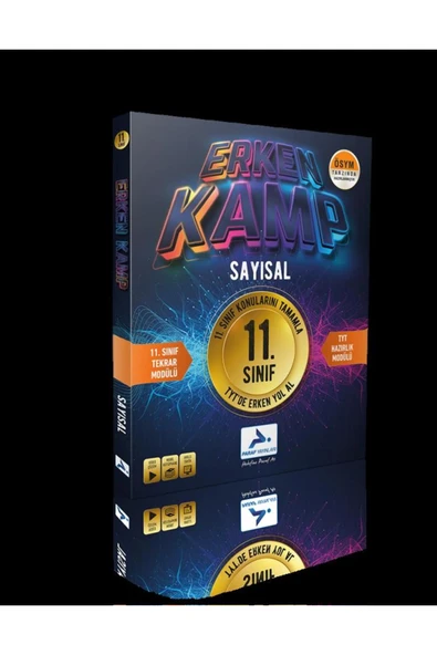 11.SINIF SAYISAL ERKEN KAMP KİTABI / PARAF YAYINLARI