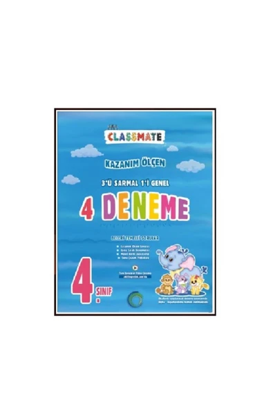 4. Sınıf Classmate Tüm Dersler Evde Tekrar Kitabı + Classmate 4'lü Deneme Okyanus 2024 - 3