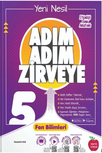5. Sınıf Adım Adım Zirveye Fen Bilimleri Soru Bankası / Newton Yayınları / 9786057336651