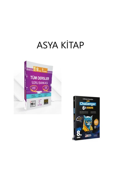 8. SINIF LGS 1. DÖNEM TÜM DERSLER SORU BANKASI VE KAFADENGİ YAY. 1. DÖNEM 6 LI DENEMESİ