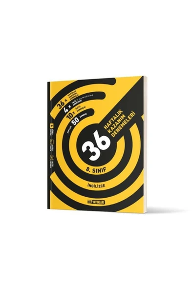 8. SINIF İNGİLİZCE 36 HAFTALIK KAZANIM DENEMELERİ