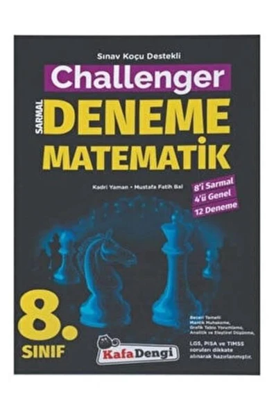 8.Sınıf Fenomen A Geometri Tabanlı Matematik + A Matematik +B Matematik + Challenger Matematik Denem - 5