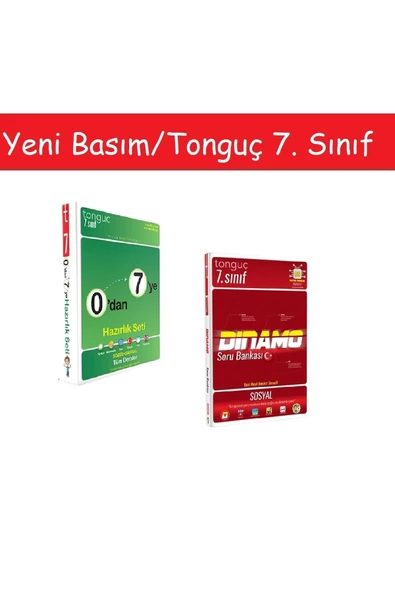 Tonguç 0'dan 7'ye Konu Anlatımlı Soru Bankası Seti & 7. Sınıf Dinamo Sosyal Bilgiler Soru Bankası