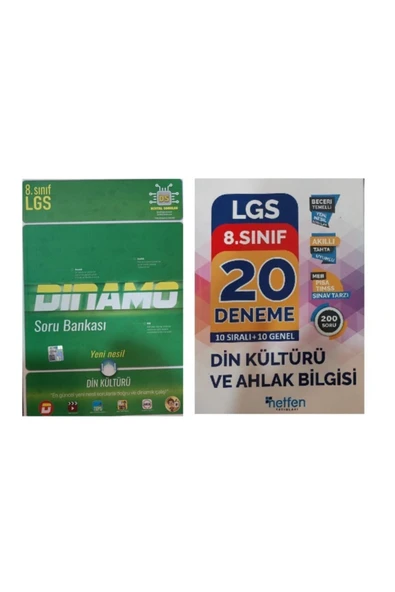 8. Sınıf Din Kültürü Dinamo Soru Bankası Ve 20'li Deneme Seti