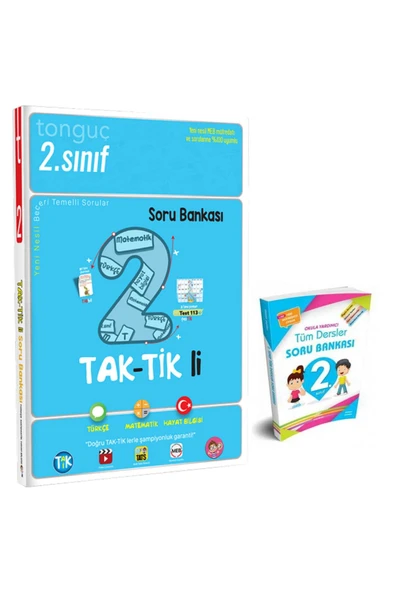 2. Sınıf Taktikli Tüm Dersler Soru Bankası Ve Tüm Dersler Soru Bankası (2 Kitap)
