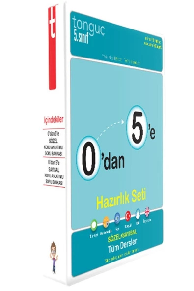 0'dan 5'e Konu Anlatımlı Hazırlık Seti Sayısal - Sözel - 2