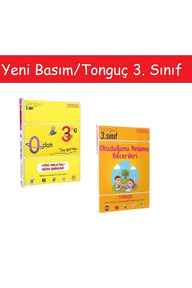 Tonguç 0'dan 3'e Konu Anlatımlı Soru Bankası & 3. Sınıf Türkçe Okuduğunu Anlama Becerileri