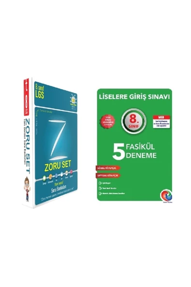 Tonguç 8. Sınıf Zoru Bankası Tüm Dersler Seti Ve 5'li Deneme