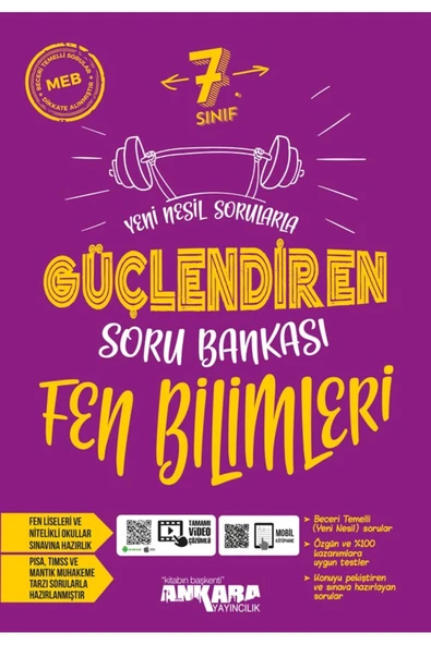 7. Sınıf Fen Bilimleri Güçlendiren Soru Bankası + 32 Haftalık Güçlendiren Kazanım Denemesi - 2
