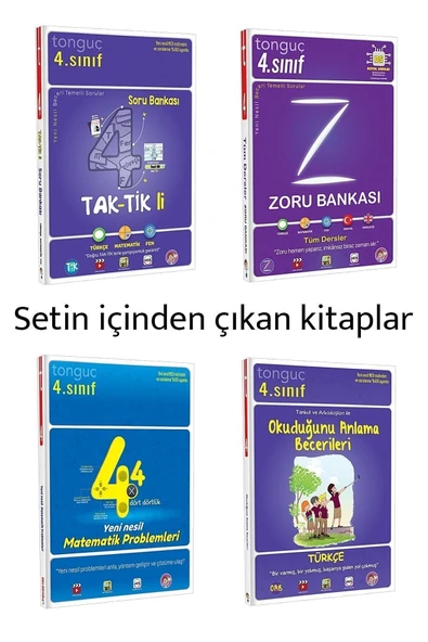 4. Sınıf Şampiyon Paketi - 4 Kitaplı - 2
