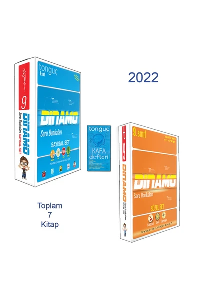 9. Sınıf Dinamo Sayısal Ve Sözel Set 2022 / 7 Kitap