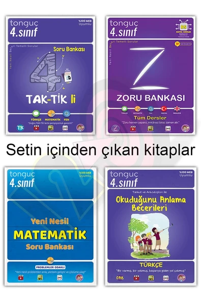 4. Sınıf Şampiyon Paketi (4 Kitap) + Tüm Dersler Yaprak Test Eba - 2