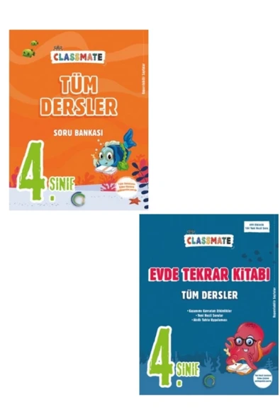 4.Sınıf Okyanus Tüm Dersler Soru Bankası ve Evde Tekrar Kitabı seti