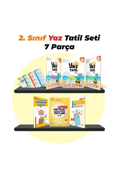 2.sınıf Yaz Tatil Kitabı Seti 2022-2023  Yayınları