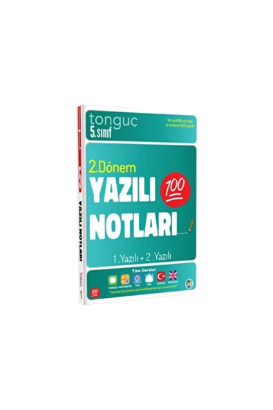 Tonguç 5. Sınıf Yazılı Notları 2. Dönem 1.yazılı 2. Yazılı