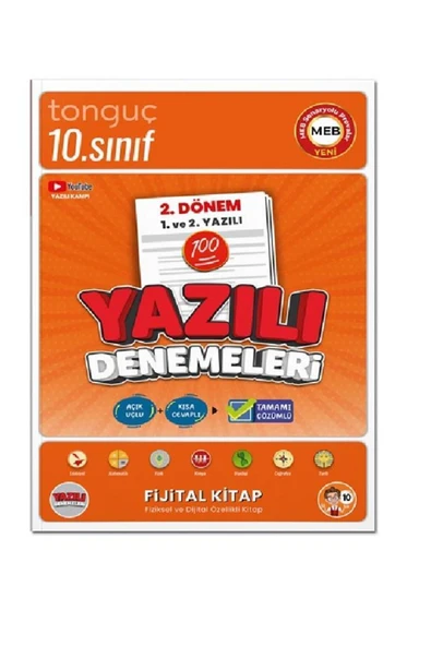 Tonguç 10. Sınıf Yazılı Denemeleri 2. Dönem 1 ve 2. Yazılı