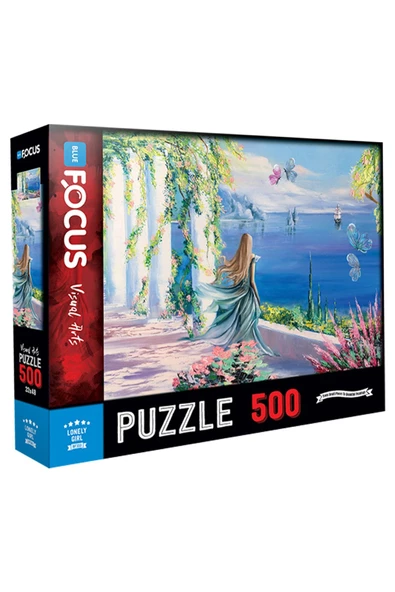 500 Parça - Lonely Girl Yalnız Kız Blue Focus Games