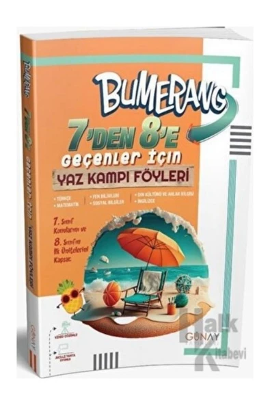 7`den 8`e Bumerang Yaz Kampı Föyleri