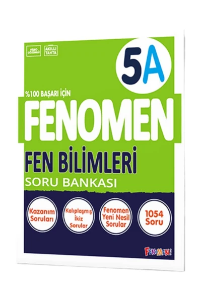 Fenomen Okul 5. Sınıf Fen Bilimleri Soru Bankası (A) / 9786256972148 (2023 BASKI)