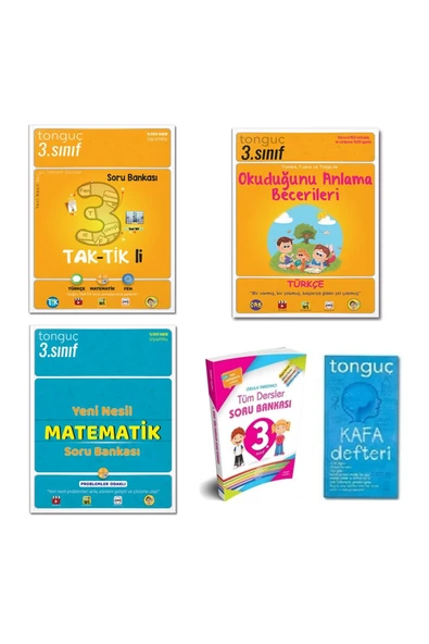 3. Sınıf Taktikli - Türkçe Okuduğunu Anlama Becerileri - Yeni Nesil Matematik Soru Bankası Seti 2024
