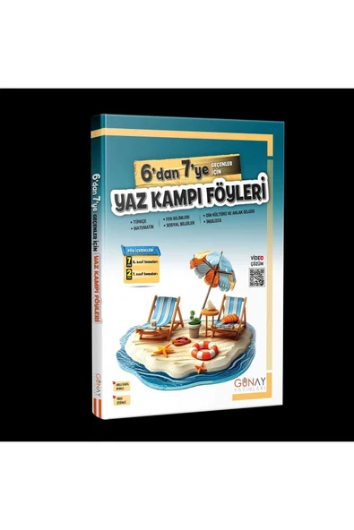 GÜNAY YAYINLARI 6'DAN 7'YE GEÇENLER İÇİN YAZ KAMPI FÖYLERİ TÜM DERSLER