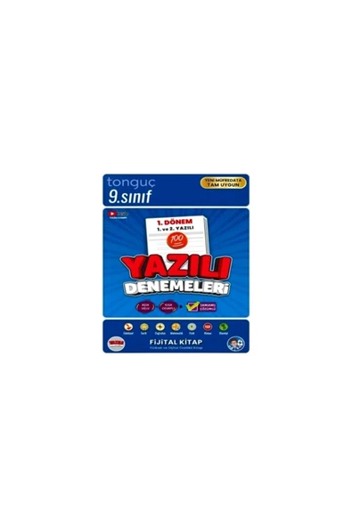 Tonguç 9.sınıf Yazılı Denemeleri 1.dönem