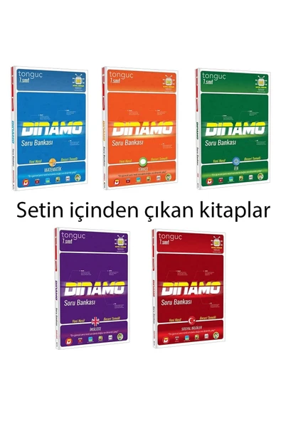 2022 Tonguç 7.sınıf Dinamo Soru Bankası Seti - 2