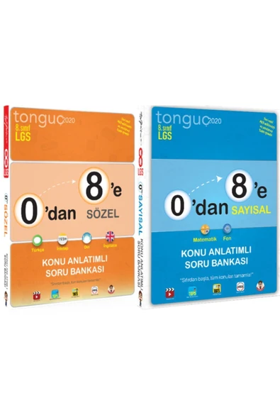 0 Dan 8 E Konu Anlatımlı Sayısal Ve Sözel Set