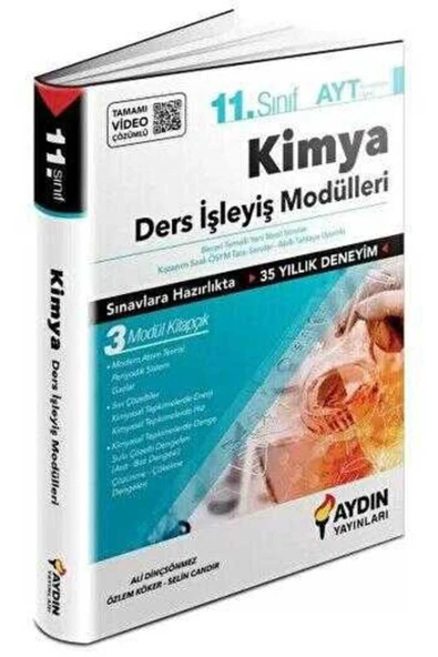 11. Sınıf Aydın Kimya Ders Işleyiş Modülleri