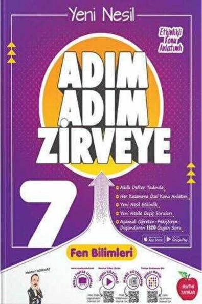 7. Sınıf Adım Adım Zirveye Fen Bilimleri Soru Bankası