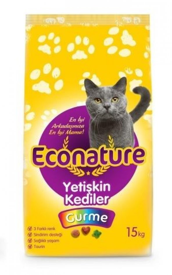 Econature Gurme Balıklı Yetişkin Kedi Maması 15 Kg - 4