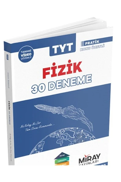 Miray Yks Tyt Fizik 30 Deneme Video Çözümlü